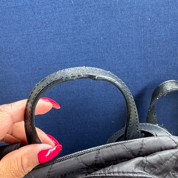 Kate Spade Black Quilted Bag with Gold Accents - Picture 8 of 11